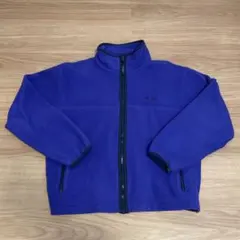 LL Bean 古着　フリースジャケット 紫✖︎黒