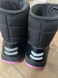 AIRWALK スノーブーツ キッズブーツ ブラック/ピンク　19センチ