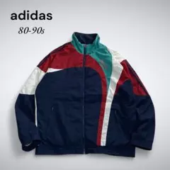 F0-048 80-90s adidas ナイロントラックジャケット L