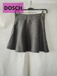 DOSCH グレー フレアスカート ウール混紡のサムネイル