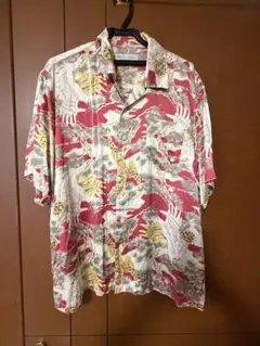 超貴重 old stussy ヴィンテージ 総柄 レーヨン アロハ 虎 ドラゴン