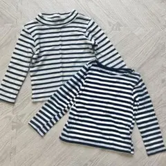 H&M ストライプ長袖カットソー 95