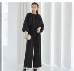 新品未使用 レース×前リボンコンビネゾン セレモニー オケージョン 美 
