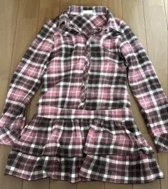 Liz Lisa チェック柄ロングワンピース平成ロリータ