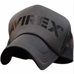 新品タグ付 AVIREX アヴィレックス メッシュキャップ グレー 帽子 メンズ