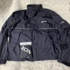 Srixonレインウェア黒L Lサイズ収納袋付