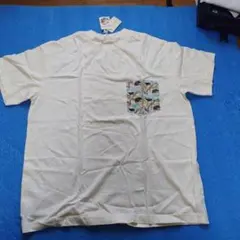 センスオブワンダー　大人リバティファブリックポケット半袖Tシャツ