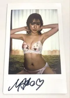スターダム 中野たむ 直筆サイン入りワイドチェキ 水着 - メルカリ