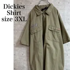 dickies ワークシャツ xl