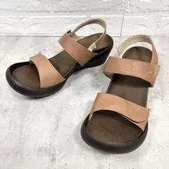 【美品】リゲッタカヌー バックストラップ ウェッジソール サンダル 25.0cmのサムネイル