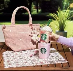 SAKURA2026保冷トートバッグ　ベアリスタキーチェーン　2点セット