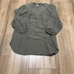 IENA LA BOUCLE 長袖 ブラウス カーキのサムネイル