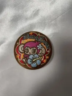 【未使用】 ナルミヤキャラクターズ 刺繍缶バッジ ビスケット ミンキー