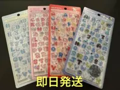 ボンボンドロップシール文字サンリオ4種セット　はぴだんマイメロキティシナモ正規品