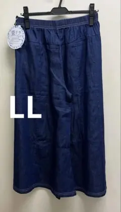 【新品】seriously 楽リラ　キュロットパンツ LLサイズ　ウエスト総ゴム