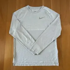 NIKE ドライフィット 長袖 Tシャツ　Sサイズ　ライトグレー