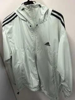 adidas ナイロンジャケット サイズM ミントグリーン
