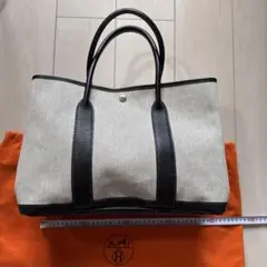 エルメス ガーデンパーティPM ボルデュック リボン トワルアッシュ