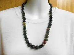 天然石 インディアアゲートネックレス　　260101024
