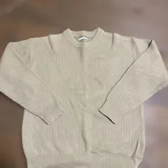 BAYFLOW ベージュ リブ編み 長袖ニット size4