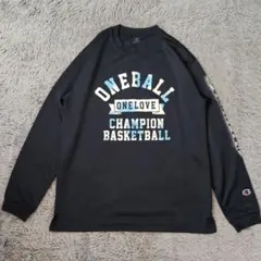 Champion バスケットボール ロングスリーブTシャツ レディース L 紺
