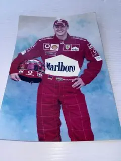 直筆サイン ミハエル・シューマッハ F1 ドライバーズカード フェラーリ