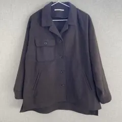 ブラウンオーバーサイズジャケット