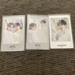 スキズ　maniac アンコン　フォトカード　スンミン　ユニット