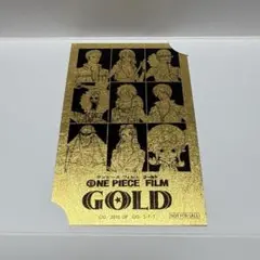 ワンピースフィルムゴールド 金箔カード - メルカリ
