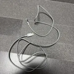 iPhone Lightningケーブル シルバー USB-A2m