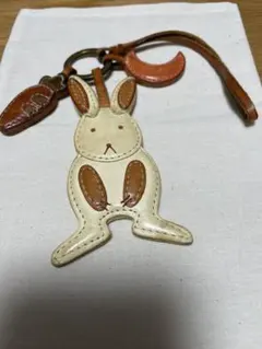ゲンテンうさぎモチーフ レザーチャームのサムネイル