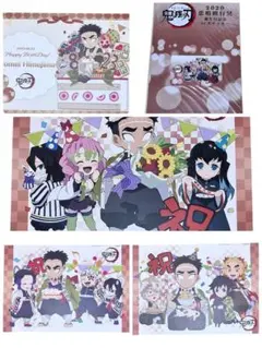 鬼滅の刃 カフェ ランチョンマット 誕生祭 バースデー ICステッカー 悲鳴嶼