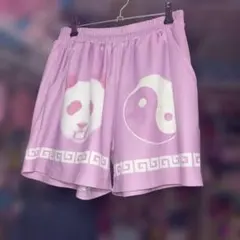 ACDCRAG パンダ ショートパンツ ピンク チャイナ