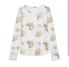 OPEN YY FLORAL HOOK HENLEY LONG SLEEVE - メルカリ