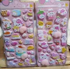 シールぷにぷに　2セット　肉球シール　お尻シール　おしりシール　猫　シール　肉球