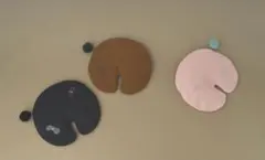 ミナペルホネン　choucho hidume pouch ヒヅメポーチ　ブラックのサムネイル