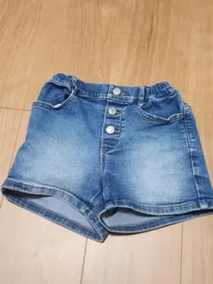 GU デニムブルー ハーフパンツ 23-00