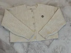 179/WG NICOLE CLUB ケーブルニットセーター カーディガン