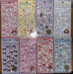 【正規品】ボンボンドロップシール　サンリオ第二弾　８枚セット