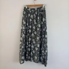 URBAN RESEARCH DOORS 花柄ロングスカート Mのサムネイル