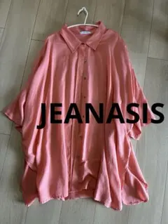 JEANASiS コーラルピンク シャツ　フリーのサムネイル