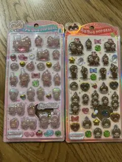 モンチッチ うるちゅるポップシール 2枚セット