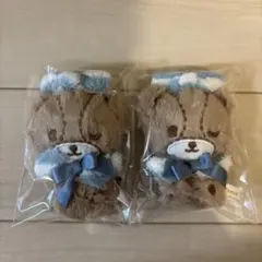 新品⭐︎タイニーチャム ふわふわパジャマ マスコット ぬいぐるみ 水色×2