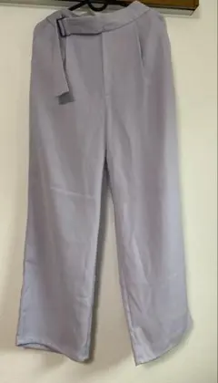 GU ベルトタックストレートパンツ　XL ジーユー