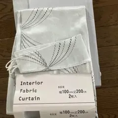シュリ IVデザインカーテン 100x200cm 2枚入