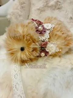 moflin モフリン　お洋服　ハンドメイド　フラワーレースのサムネイル