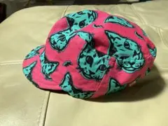 チャイハネ　キッズ　帽子　子供用　猫柄　男女兼用　美品のサムネイル