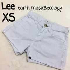 Lee アース デニム ショートパンツ ホットパンツ ラベンダー 小さいサイズのサムネイル