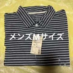 MUJI 無印良品 ムラ糸ポロシャツ ダークグレー Mのサムネイル