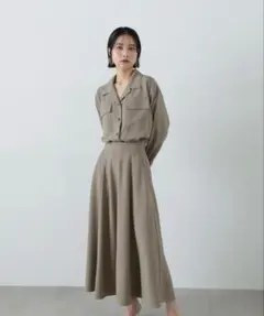 【新品】シャツドッキングワンピース/エヌナチュラルビューティーベーシック